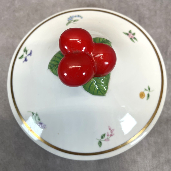 1989 Franklin Mint Le Cordon Bleu Canister "Coffee" Ceramic Lid Replacement Only - Picture 2 of 4